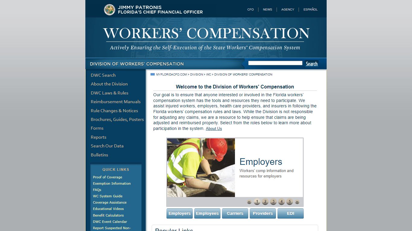Division of Workers' Compensation - myfloridacfo.com
